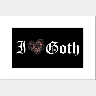 I LOVE GOTH Posters and Art